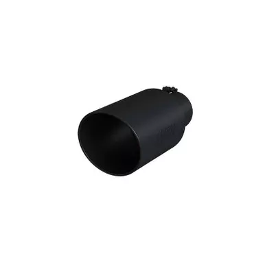 MBRP Black Series - Exhaust Tip 8 Inch O.D. Rolled End 5 Inch Inlet 18 Inch Length Black T5129BLK